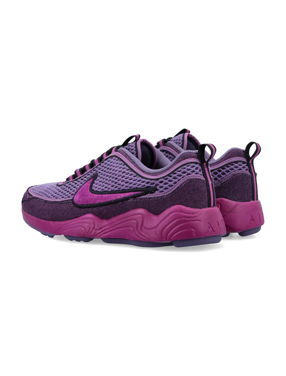 Nike Air Zoom Spiridon Reflective Mesh Sneakers Grijs