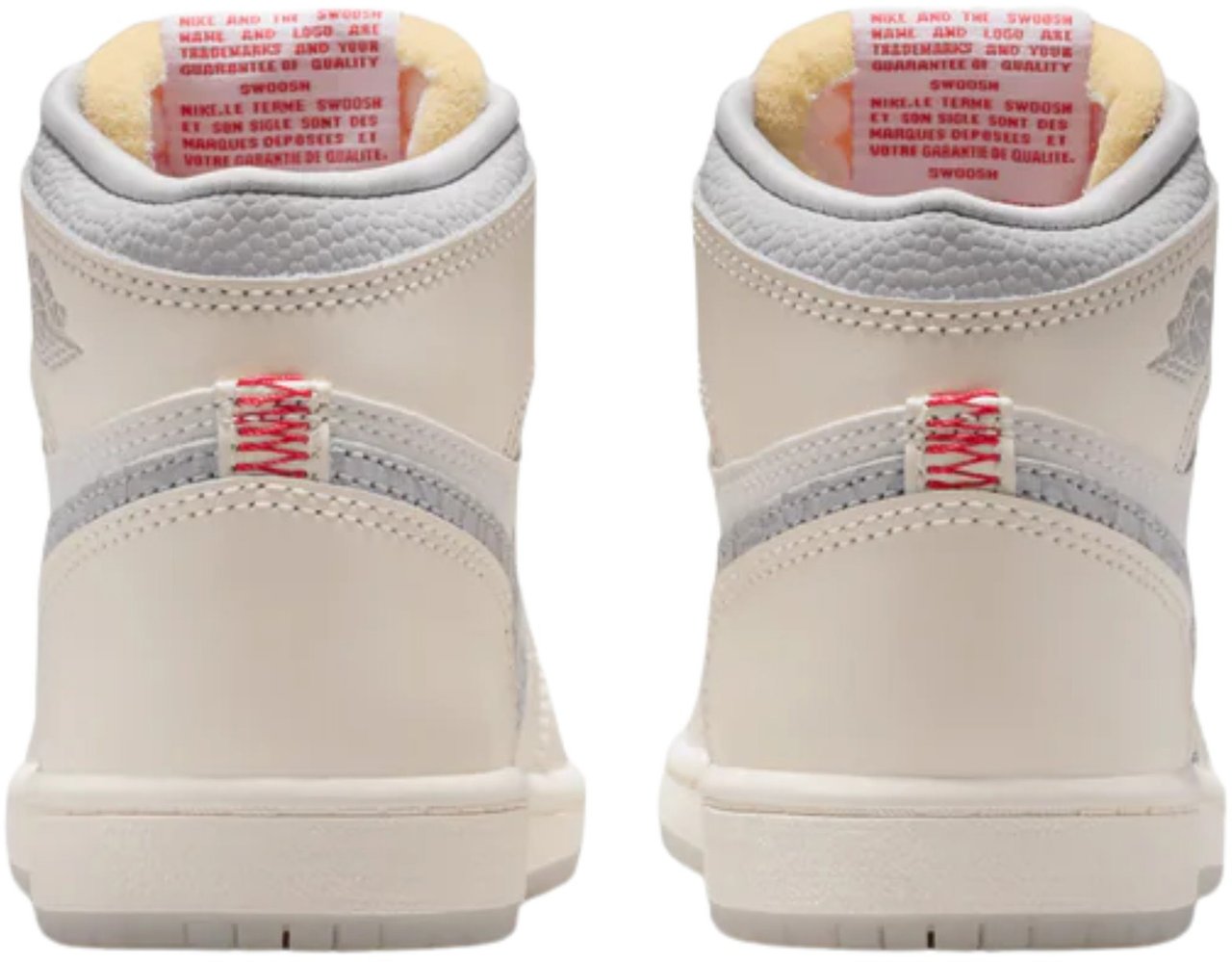 Nike Air Jordan 1 Retro High OG Sail University Red Enfant et Bébé Wit