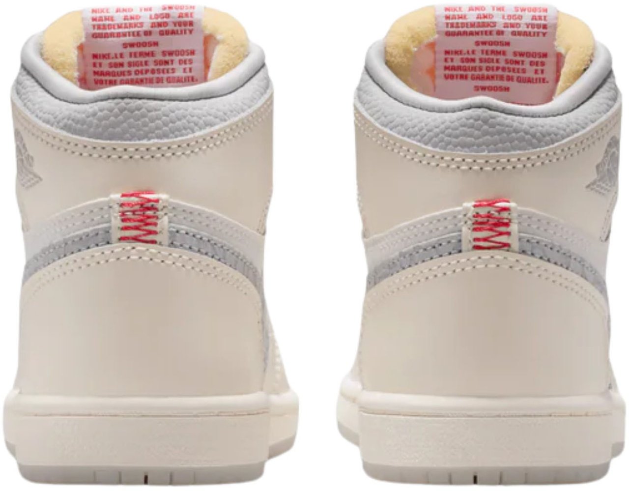 Nike Air Jordan 1 Retro High OG Sail University Red Enfant et Bébé Wit