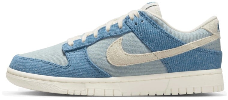 Nike Nike Dunk Low Smokey Blue Denim Wit