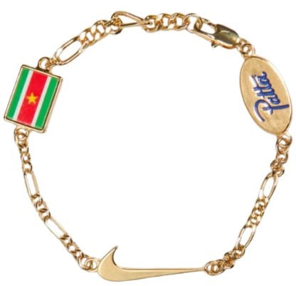 Nike Nike Air Max 1 Patta Waves White Hyper Crimson (With Bracelet) Lichtgrijs