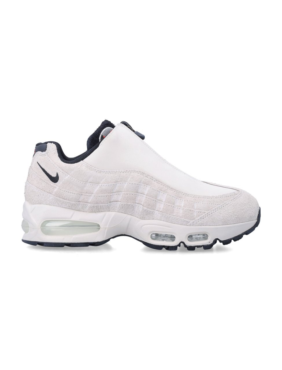 Nike Air Max 95 Suede Zip Sneakers Wit