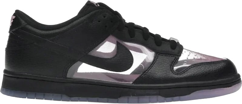 Nike Dunk Low Retro Transparent Black Pink Rise Zwart