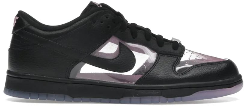 Nike Nike Dunk Low Retro Transparent Black Pink Rise Zwart