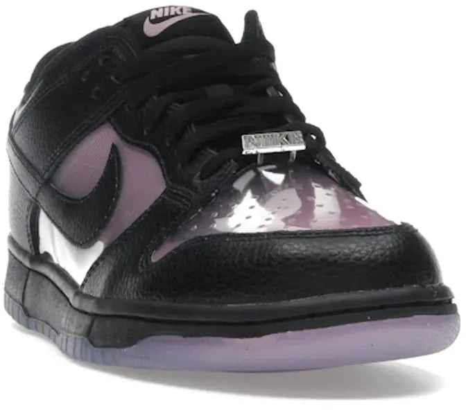 Nike Nike Dunk Low Retro Transparent Black Pink Rise Zwart