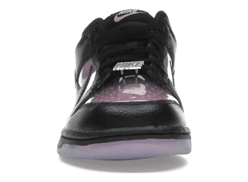 Nike Dunk Low Retro Transparent Black Pink Rise Zwart