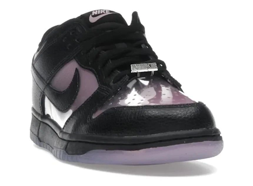 Nike Dunk Low Retro Transparent Black Pink Rise Zwart