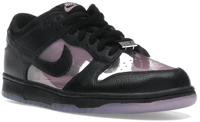 Nike Nike Dunk Low Retro Transparent Black Pink Rise Zwart