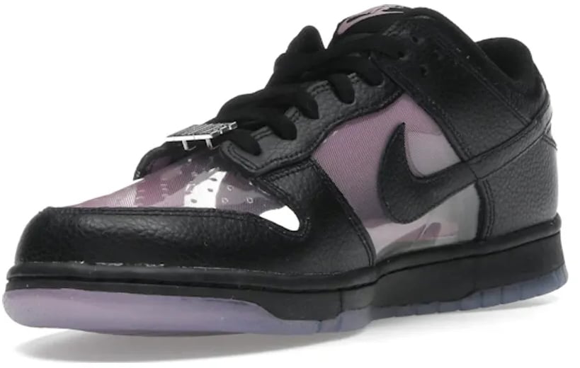 Nike Nike Dunk Low Retro Transparent Black Pink Rise Zwart