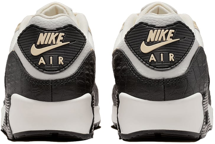 Nike Nike Air Max 90 'Sail Black Croc' (W) Zwart