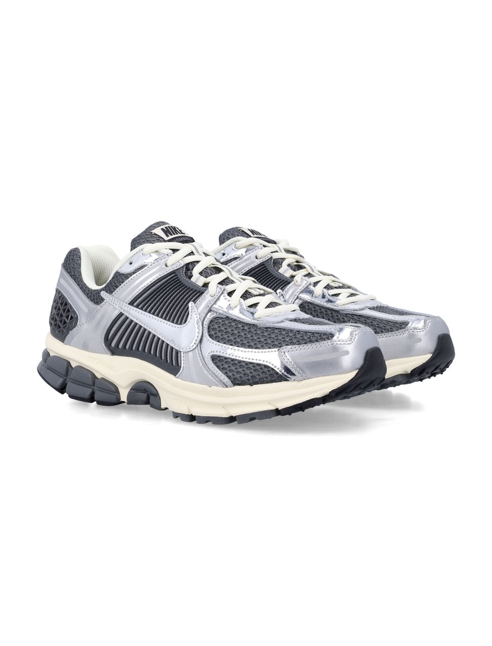 Nike Zoom Vomero Leather Mesh Layered Sneakers Grijs