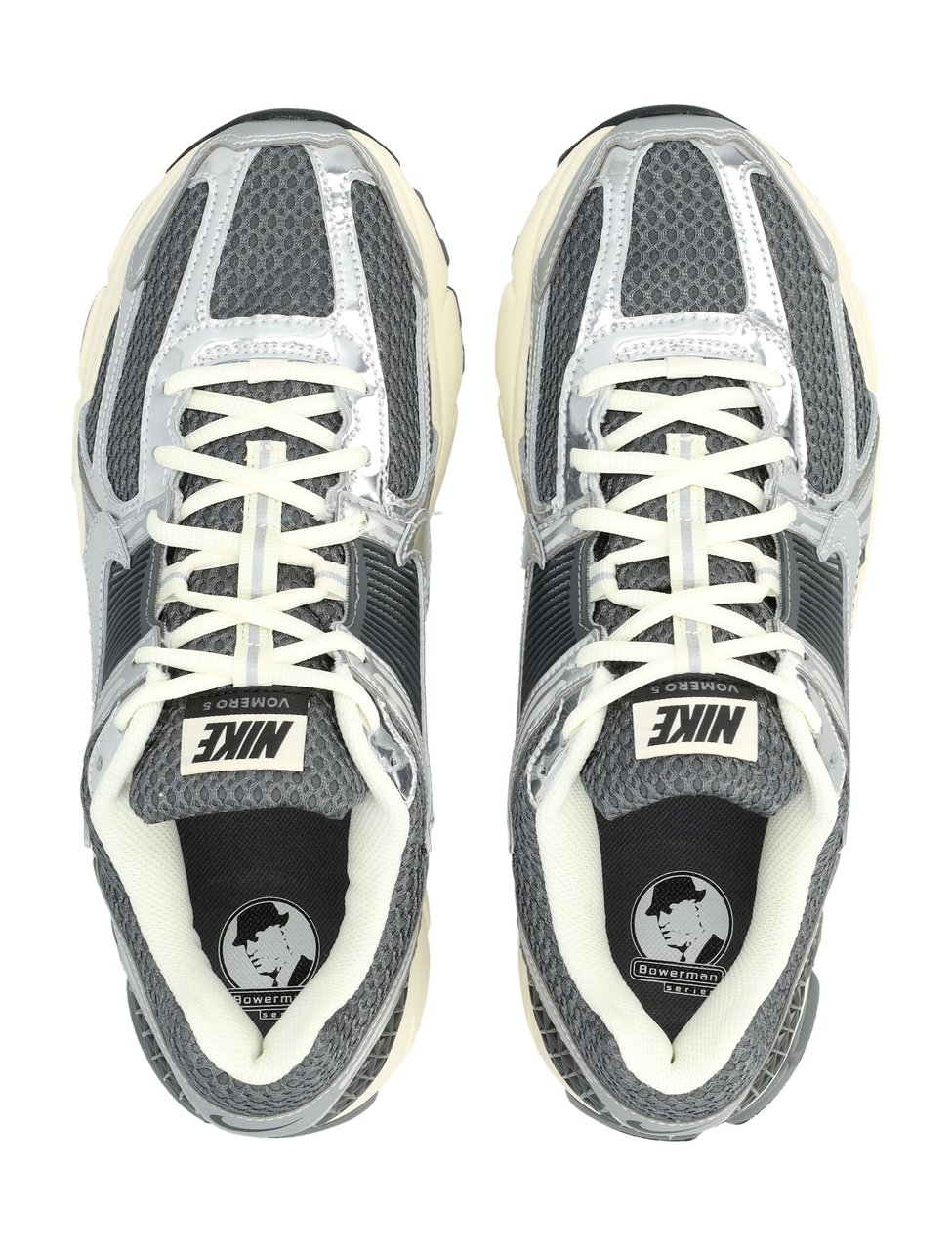Nike Zoom Vomero Leather Mesh Layered Sneakers Grijs