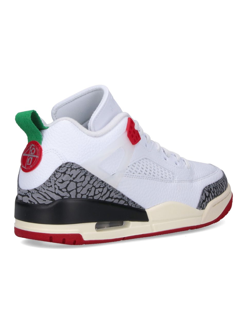 Nike "Jordan Spizike Low" Sneakers, In White Leather Wit