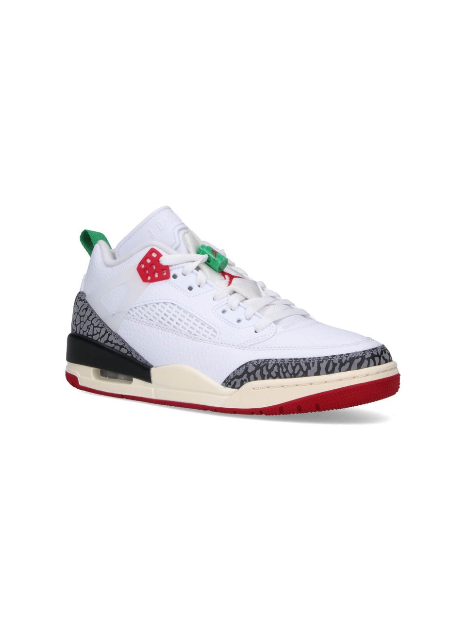 Nike "Jordan Spizike Low" Sneakers, In White Leather Wit