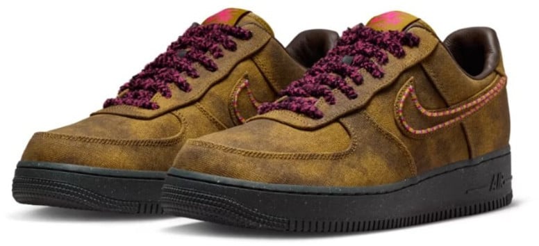 Nike Nike Air Force 1 Low '07 QS Boucle Desert Moss Fierce Pink Bruin