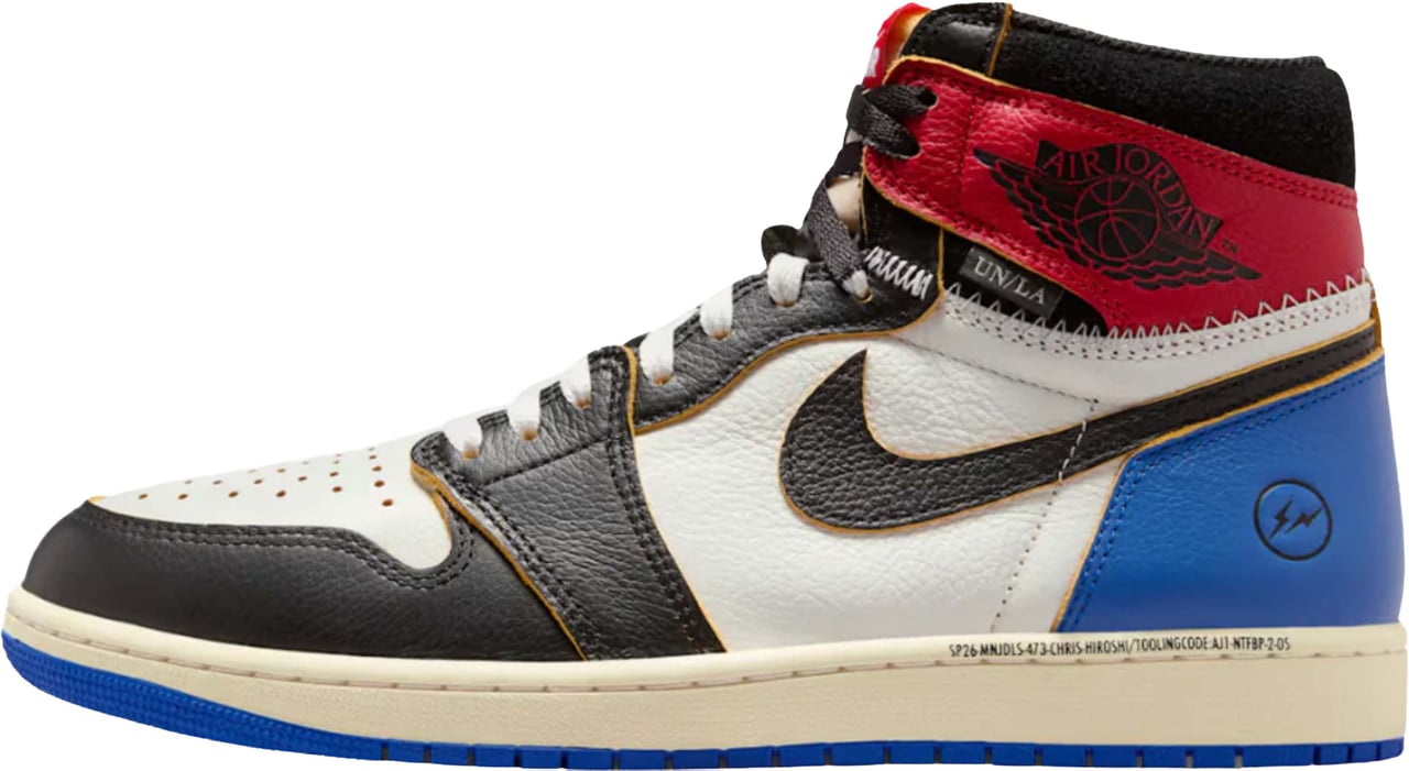 Nike Air Jordan 1 Retro High OG SP Fragment x Union LA Varsity Red Sport Royal Divers