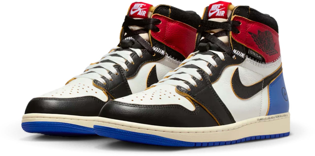 Nike Air Jordan 1 Retro High OG SP Fragment x Union LA Varsity Red Sport Royal Divers