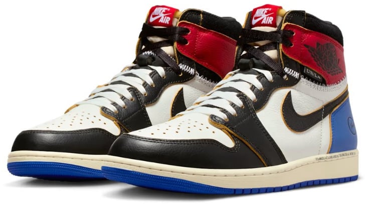 Nike Air Jordan 1 Retro High OG SP Fragment x Union LA Varsity Red Sport Royal Divers