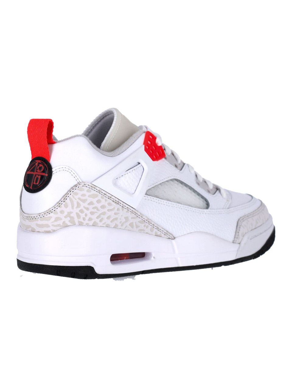 Nike White Jordan Spizike Low-Top Leather Sneakers Wit