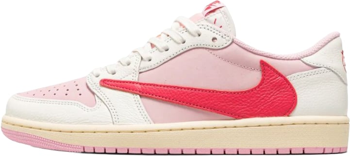 Nike Air Jordan 1 Retro Low OG SP Travis Scott Sail Tropical Pink Roze