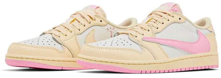 Nike Air Jordan 1 Retro Low OG SP Travis Scott Shy Pink Wit