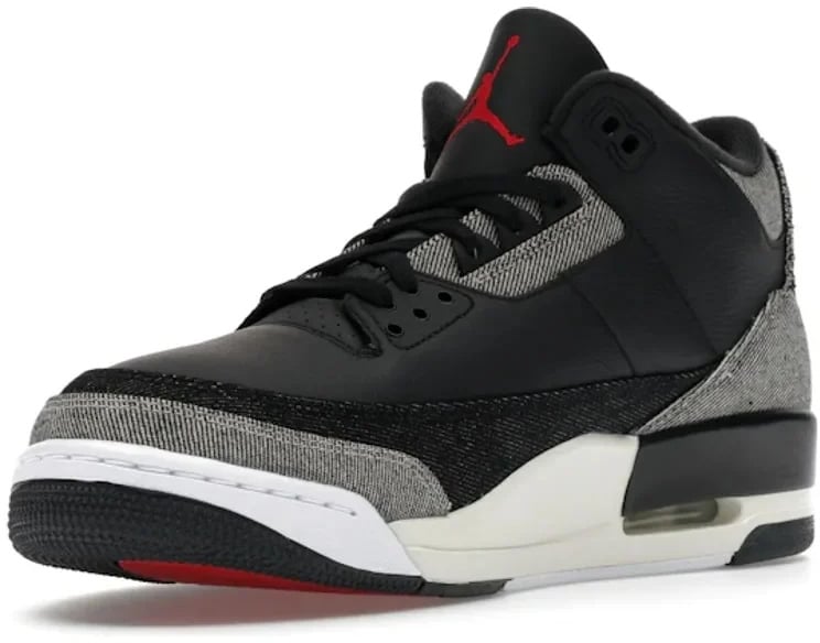 Nike Jordan 3 Retro Levi’s Black Zwart
