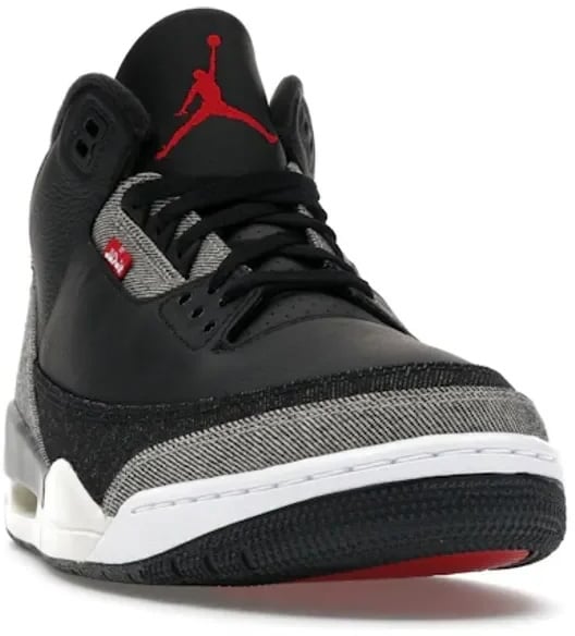 Nike Jordan 3 Retro Levi’s Black Zwart