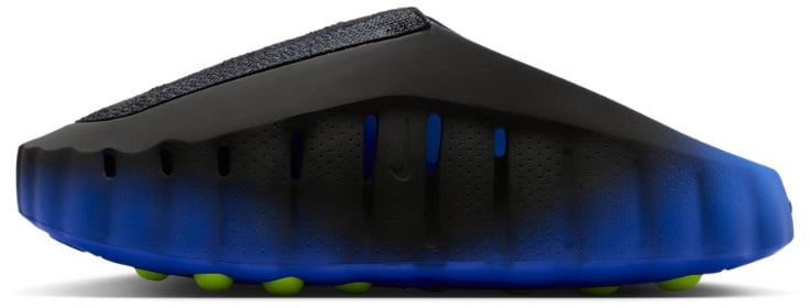 Nike Mind 001 Flyknit Slide Hyper Royal Black Blauw