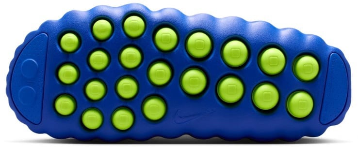 Nike Mind 001 Flyknit Slide Hyper Royal Black Blauw