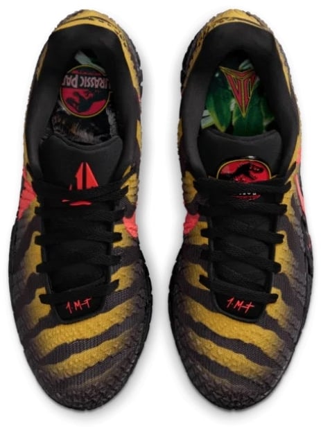Nike Ja 3 Jurassic Park Raptor Donkergrijs