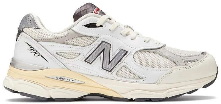 Nike Nike New Balance 990 V3 MiUSA Teddy Santis Sea Salt Wit