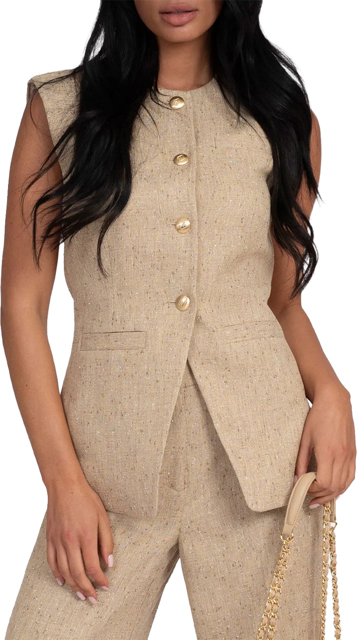 Nikkie Reza Gilet Beige