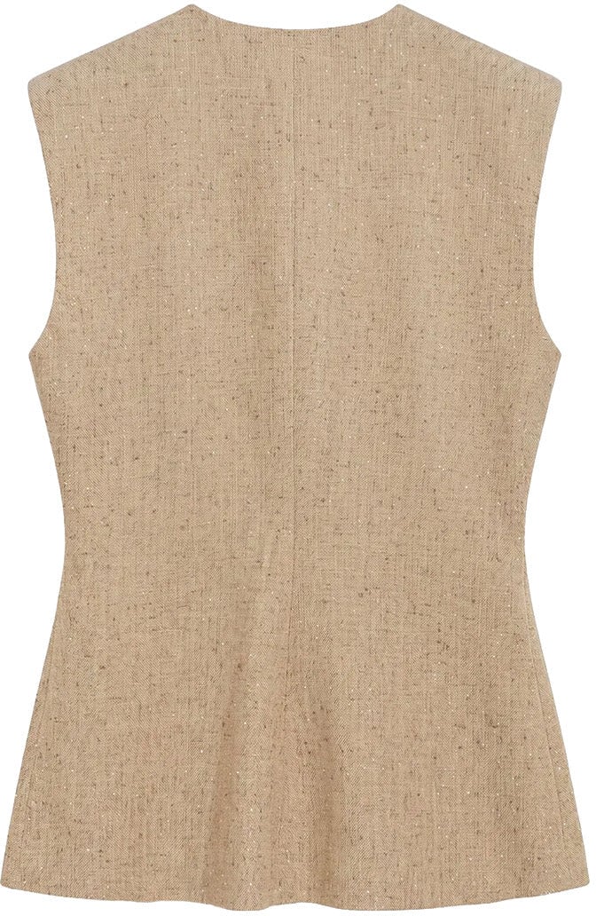 Nikkie Reza Gilet Beige