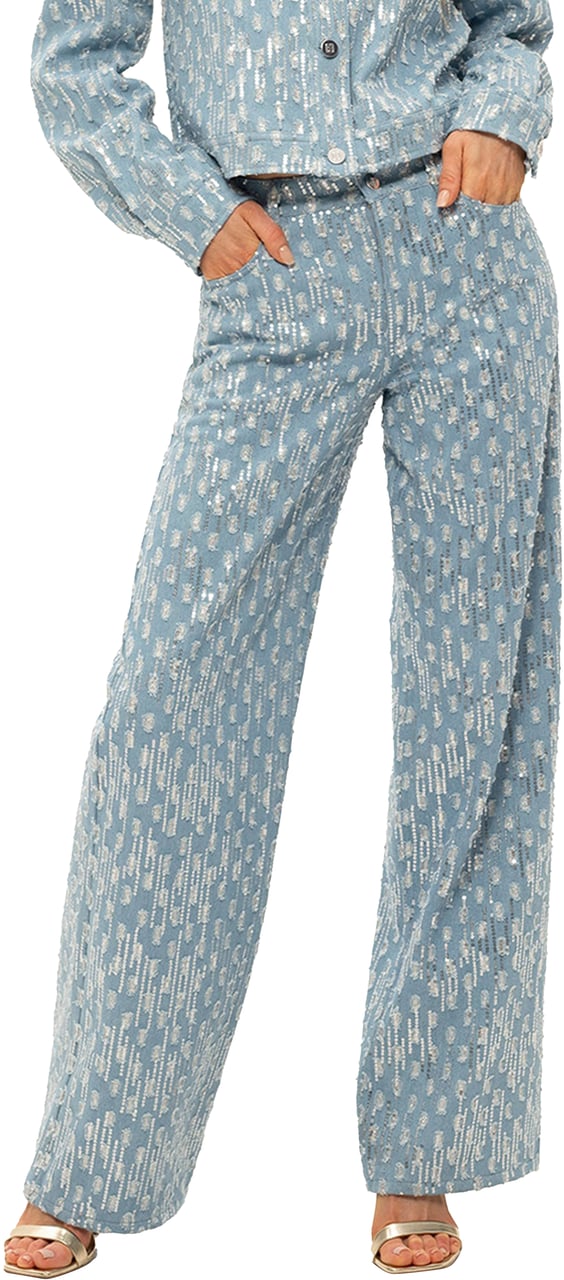 Nikkie Pools Jeans Blauw