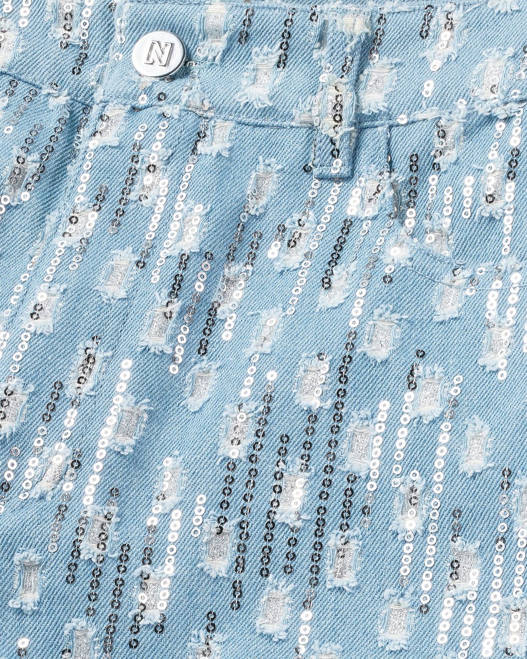 Nikkie Pools Jeans Blauw