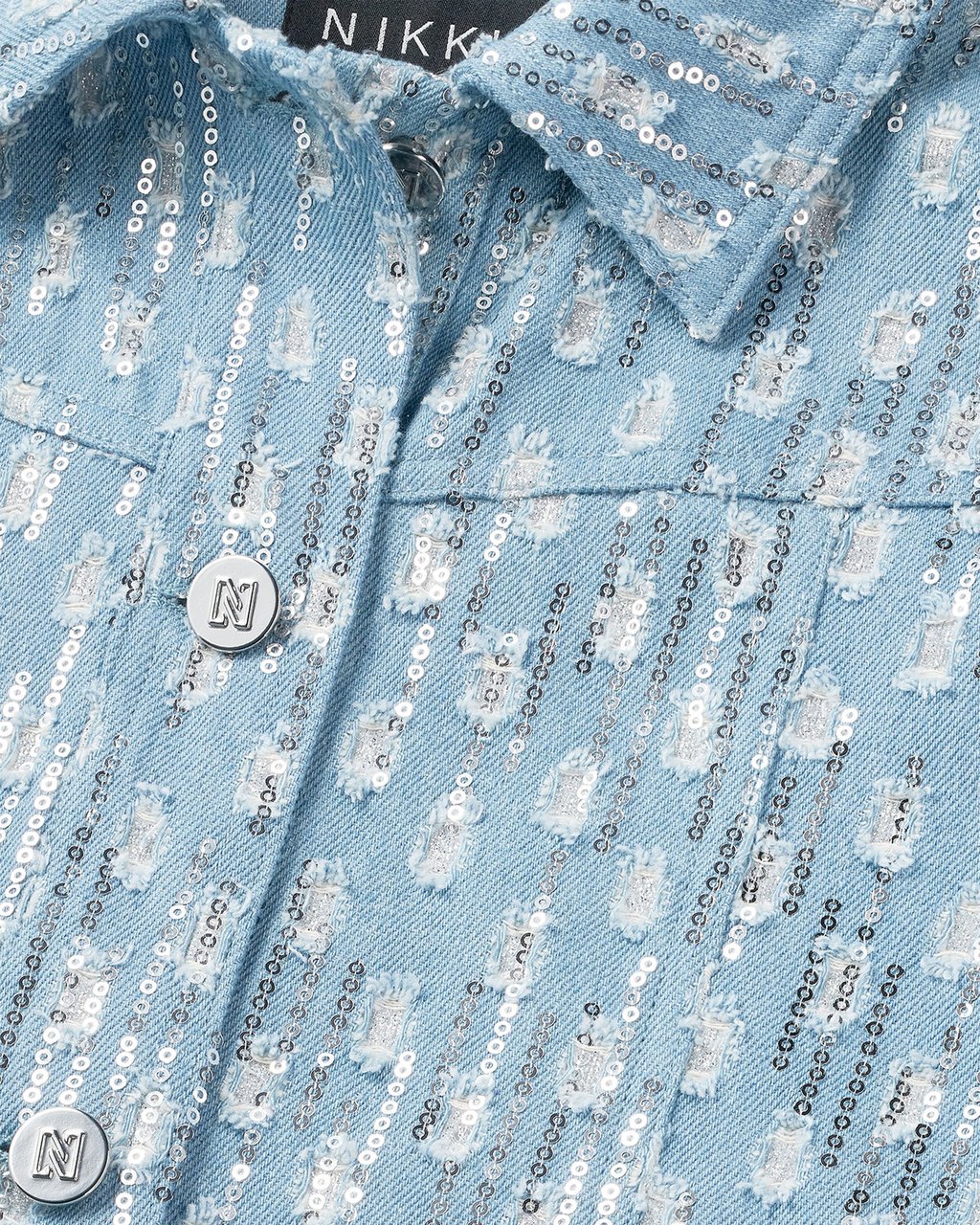 Nikkie Pools Jas Blauw