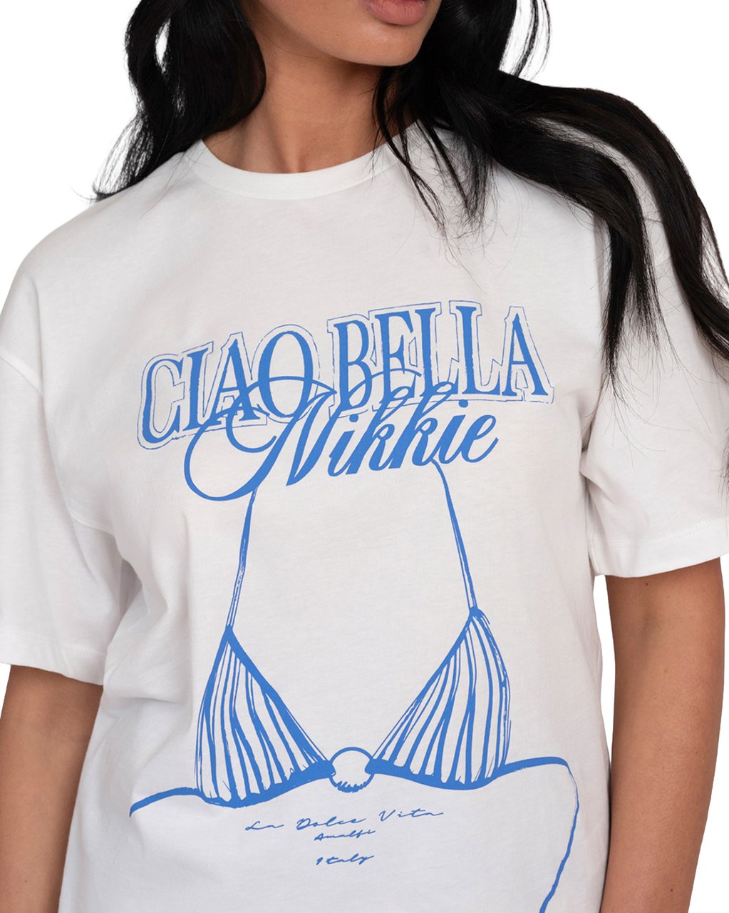 Nikkie Ciao Bella T-shirt Wit