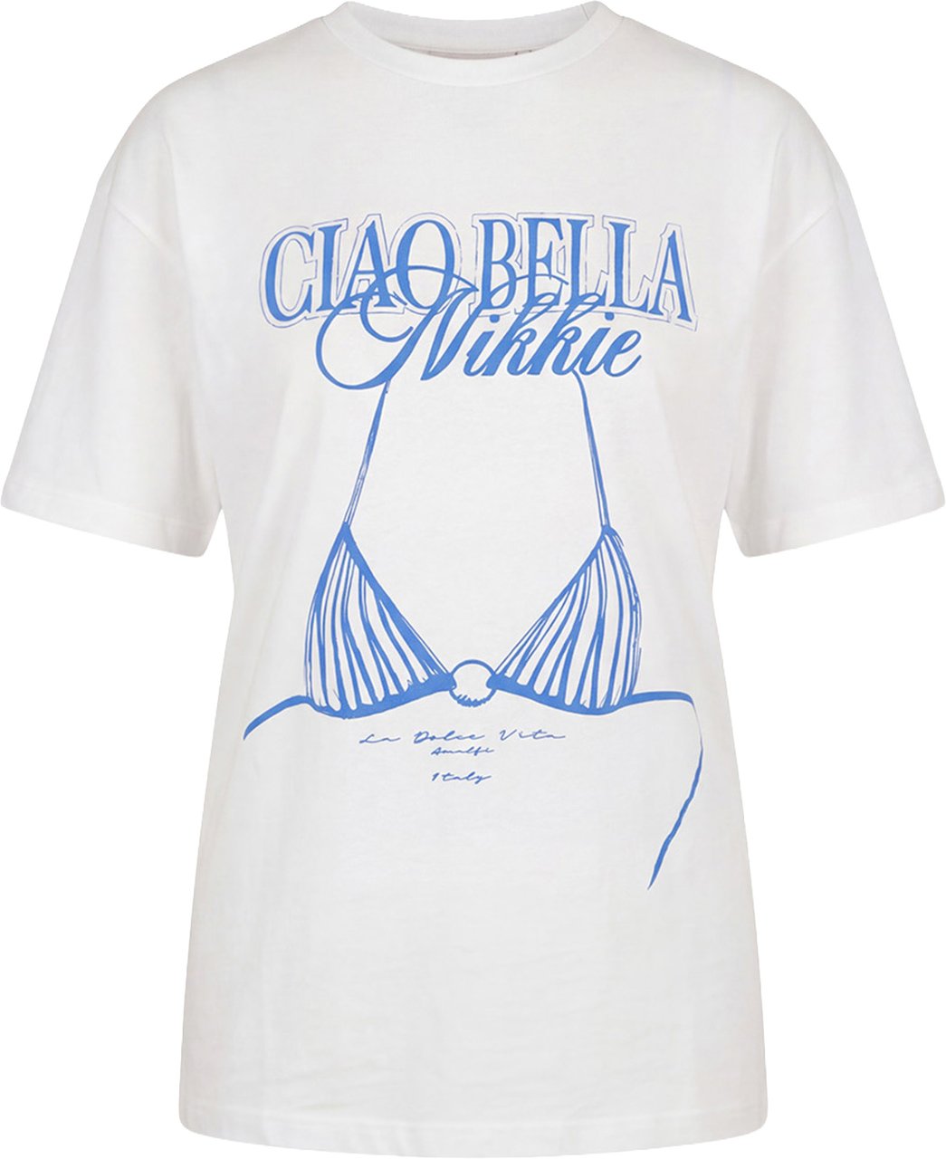 Nikkie Ciao Bella T-shirt Wit