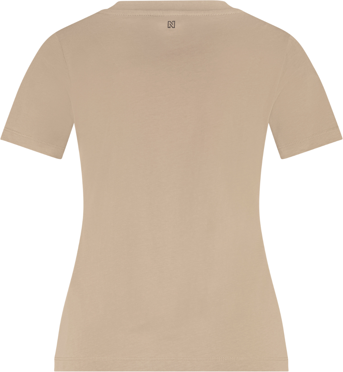 Nikkie Square Plate T-Shirt Bruin