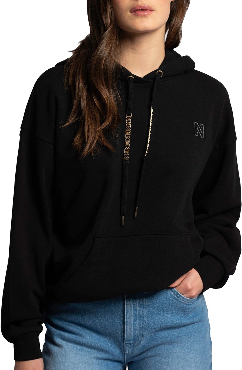 Nikkie Chain Hoodie Zwart