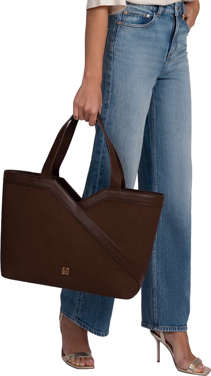 Nikkie Alvino Canvas Shopper Wit