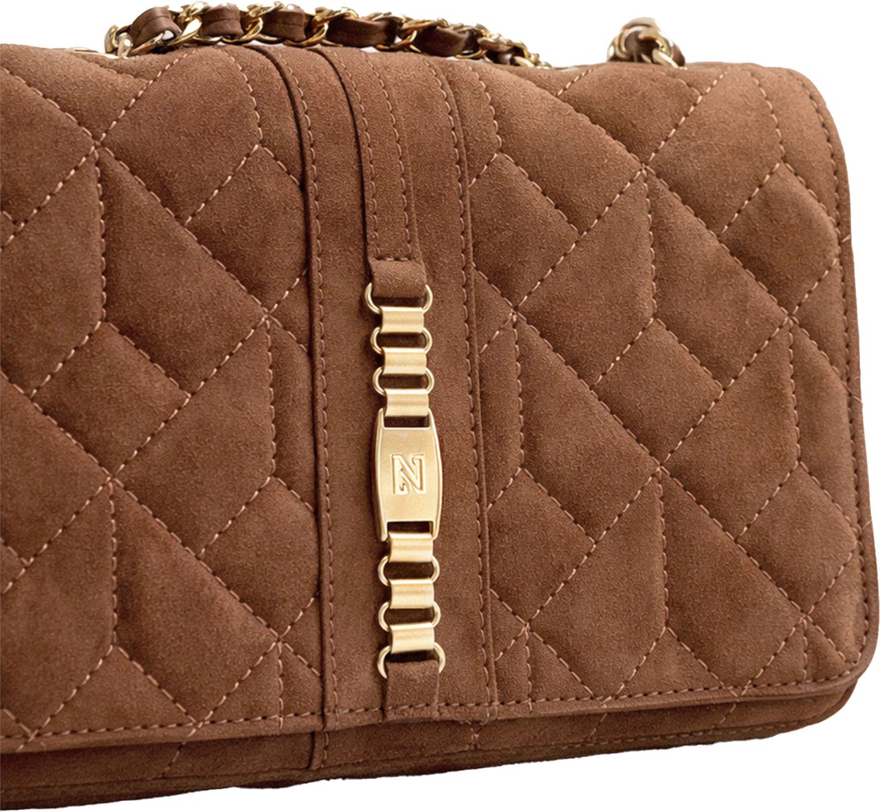 Nikkie Ann Suede Tas Wit