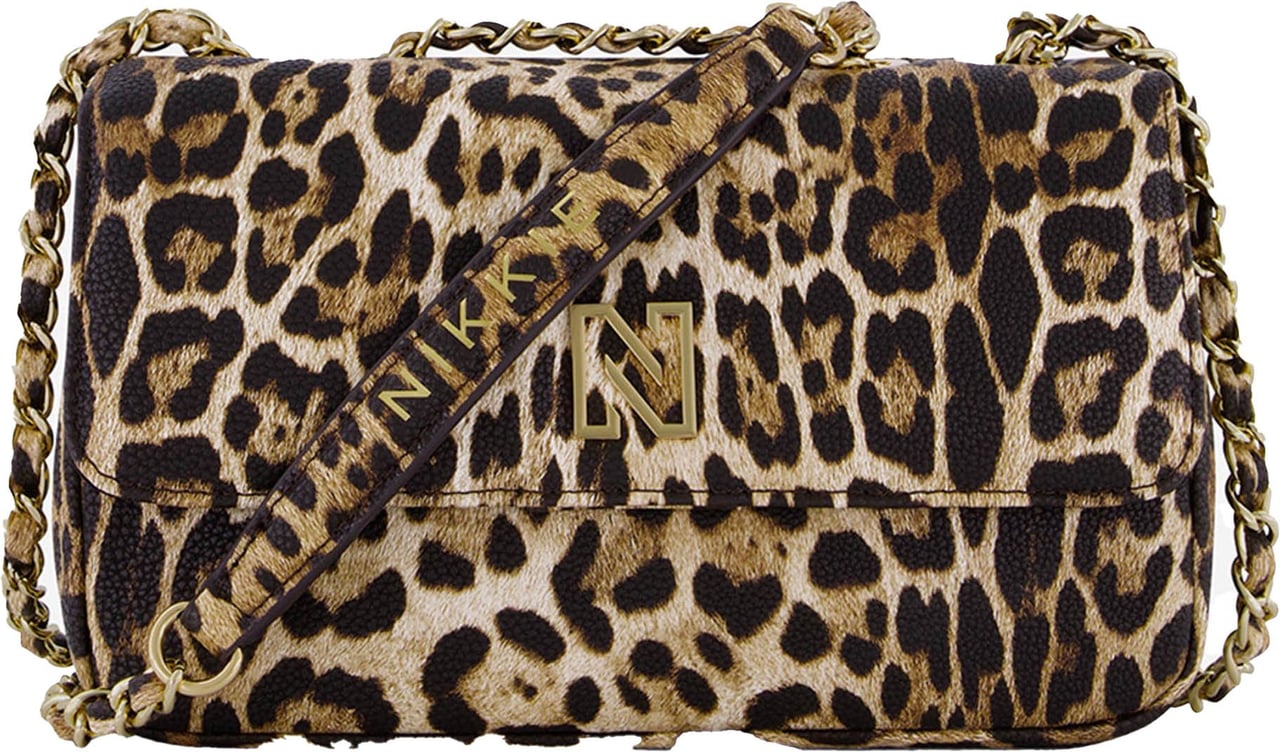 Nikkie Ann Leopard Tas Beige