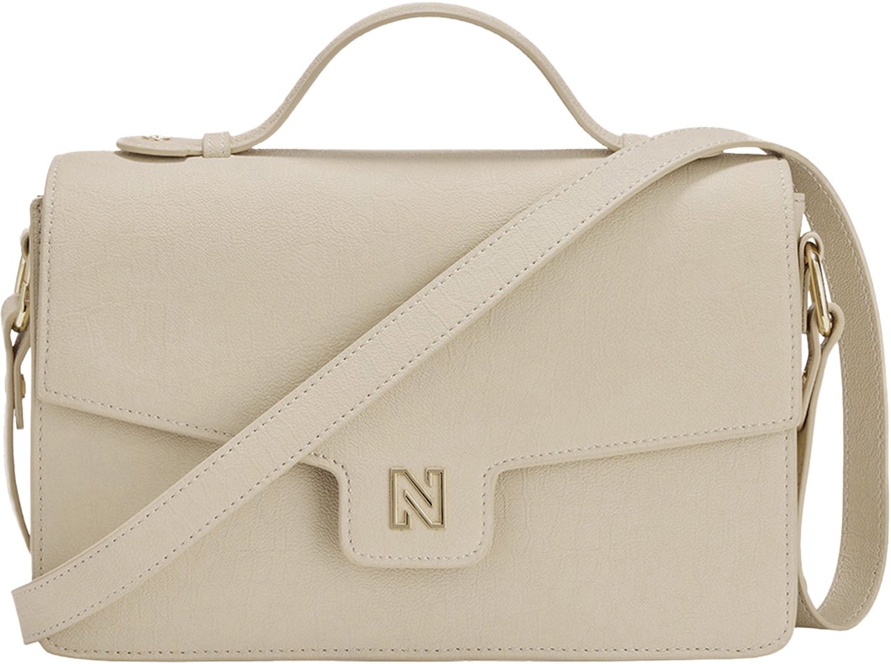 Nikkie Okla Croco Tas Beige