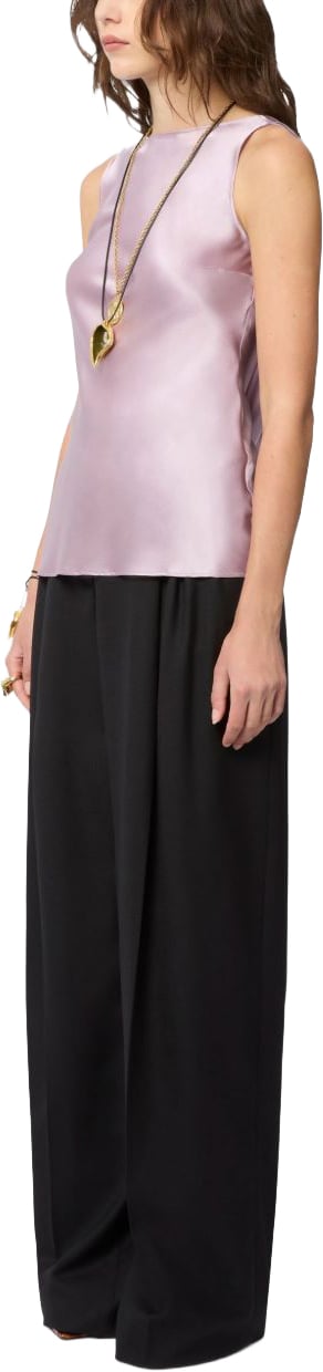 Nina Ricci Sleeveless Halterneck Top Paars