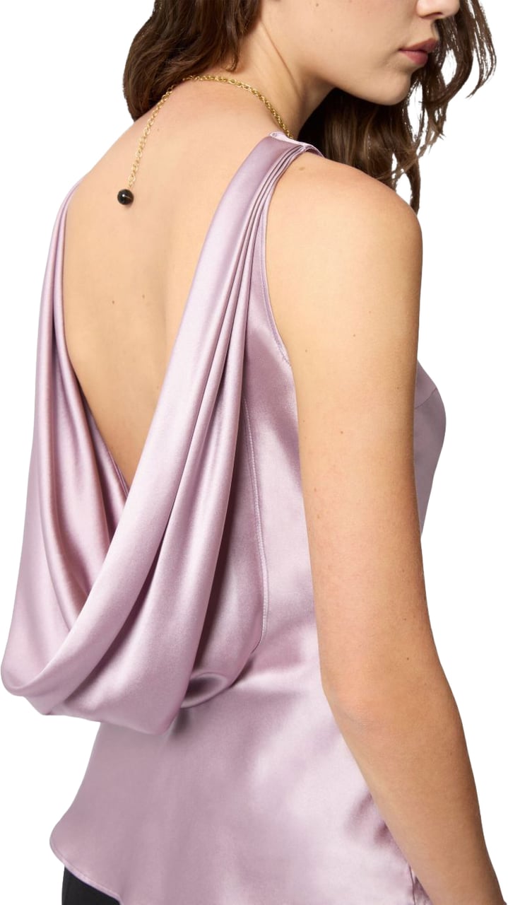 Nina Ricci Sleeveless Halterneck Top Paars