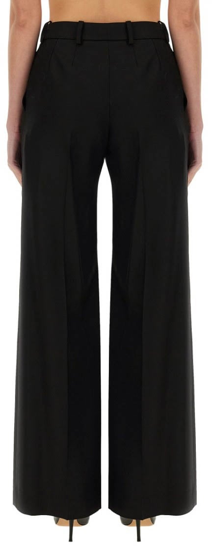 Nina Ricci Wide Gabardine Pants Zwart