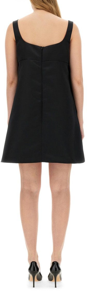Nina Ricci A-Line Dress Zwart
