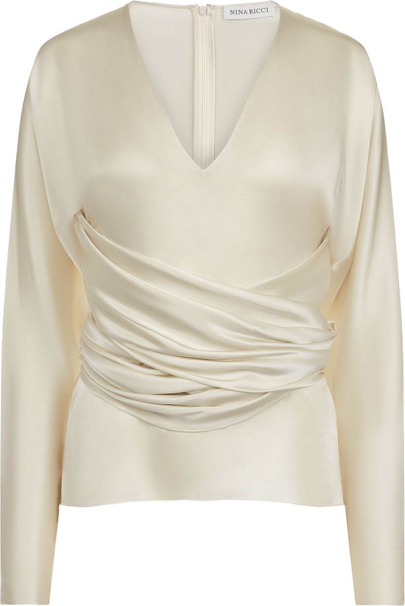 Nina Ricci Top White Wit