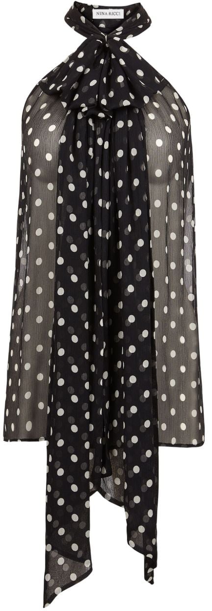Nina Ricci Top Black Zwart